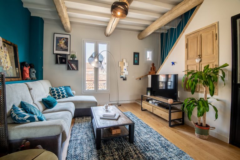 photographie immobilier salon