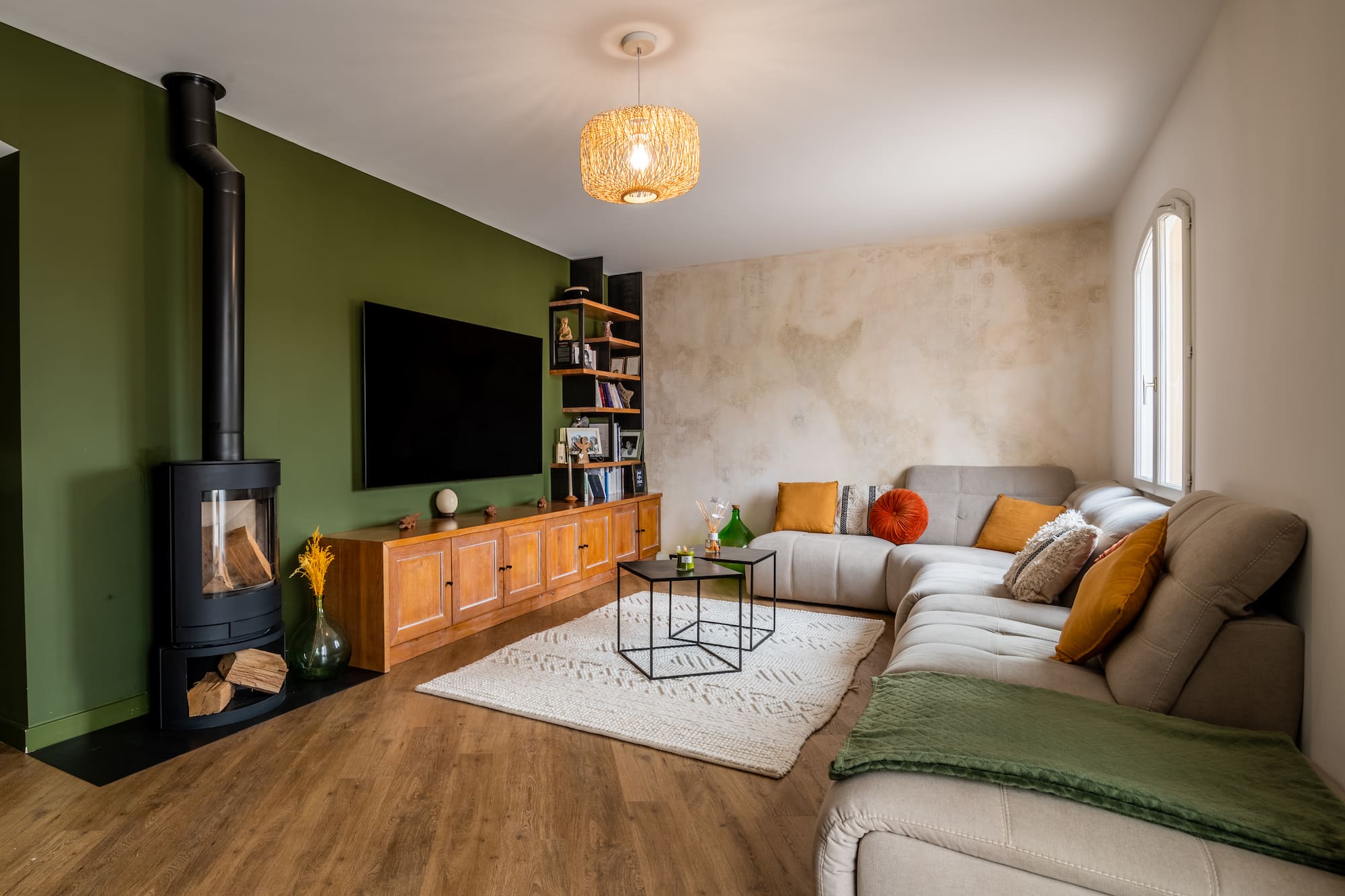 photographie de maison salon