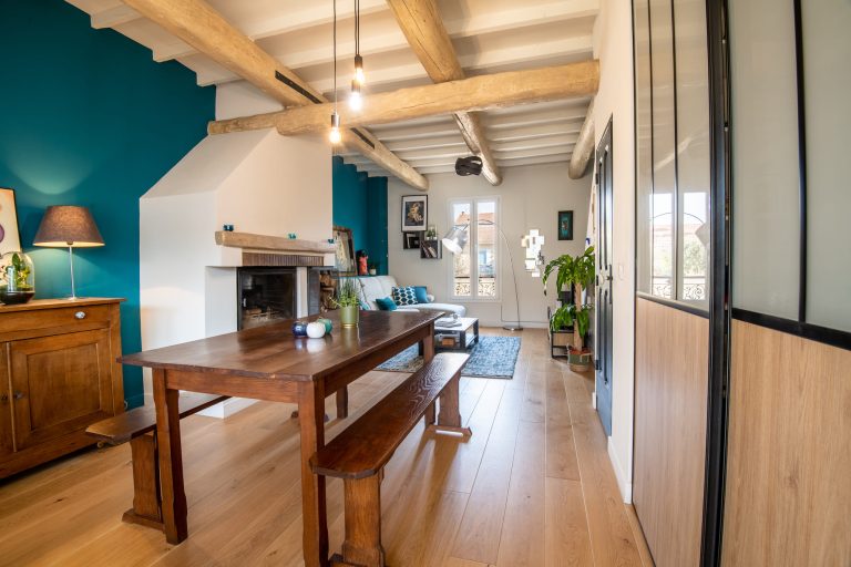 photographie immobilier salon et salle à manger