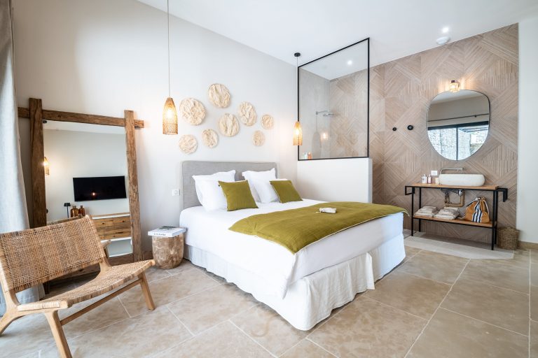 photographie de luxe chambre villa
